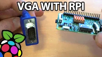 Raspberry Pi with VGA display using a HDMI adapter