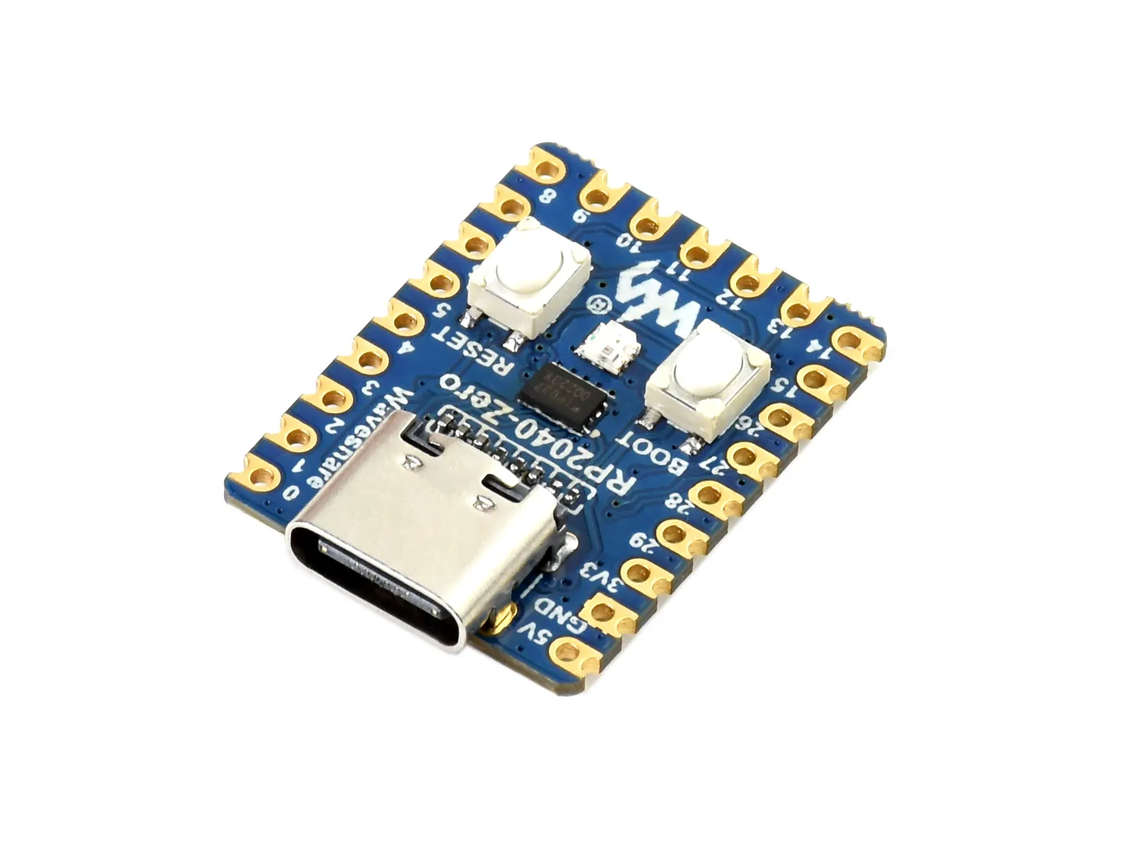 RP2040-Zero, a Pico-like MCU Board Based on Raspberry Pi MCU RP2040, Mini ver.
