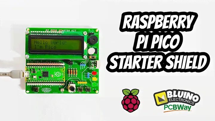 Raspberry Pi Pico Starter Shield - Micropython Microcontroller RP2040