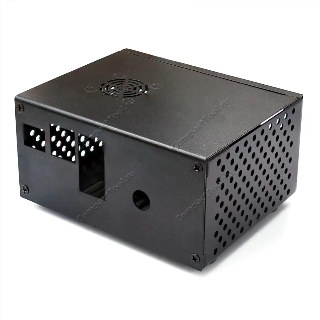 Корпус металлический с охлаждением для Raspberry Pi 2/3 и платы расширения X820-3