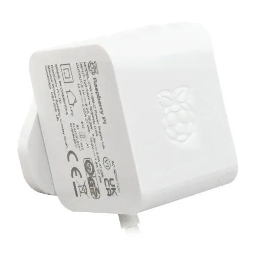 Блок питания Raspberry Pi 27 W USB-C Power Supply (5.1 V / 5 A, White)