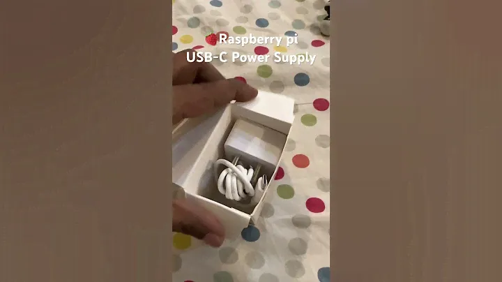 Raspberry pi : official USB-C Power Supply - Unboxed!