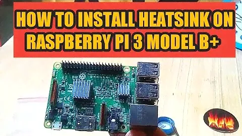 How to install heatsink on raspberry pi 3 model b+ tagalog tutorial