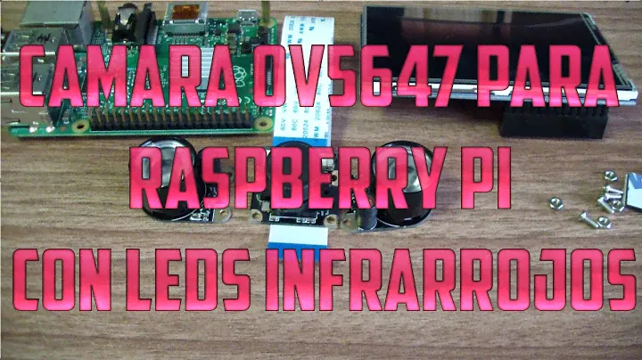 Cámara OV5647 con leds Infrarrojos para Raspberry Pi