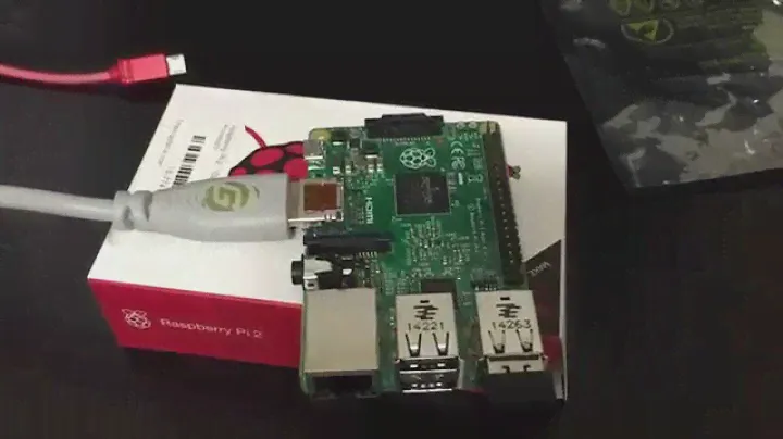 Raspberry Pi 2 First Boot!