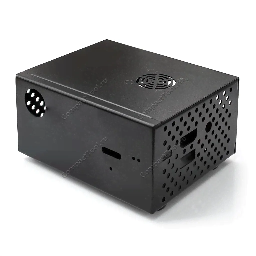 Корпус металлический с охлаждением для Raspberry Pi 2/3 и платы расширения X820