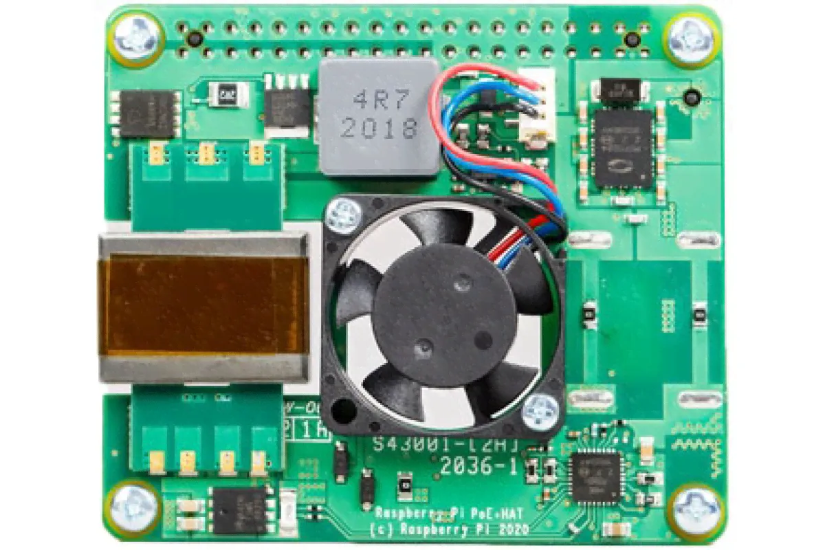 Плата расширения Raspberry Pi PoE+ HAT 221-1857-0