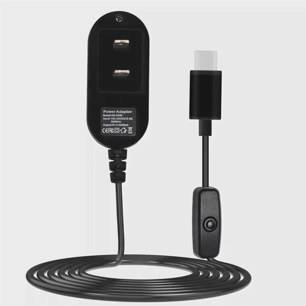 Адаптер питания для Raspberry Pi 4 поколения 4B 5В 3A Type-C зарядное устройство с европейской и американской вилкой блок питания для Raspberry Pi 4 Model B (art.: 3920b59a669f7)-4