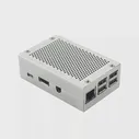 Raspberry Pi 3 Model B + Алюминиевый корпус, металлическая коробка серебристого цвета, корпус, дополнительный вентилятор, совместимый с Raspberry Pi 3 Model B