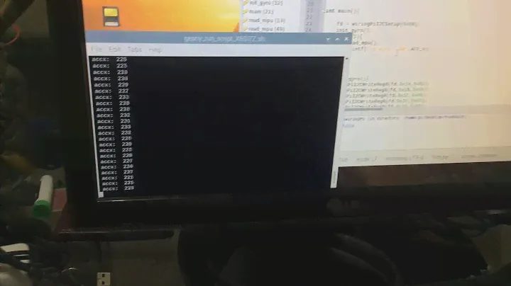 Raspberry pi 3 and mpu9250