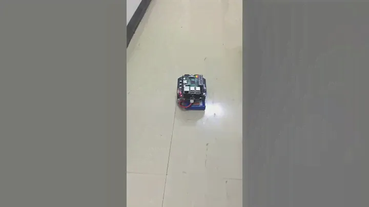 The Raspberry Pi mouse runs away.