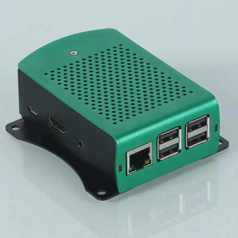 🛍 Корпус Raspberry Pi 3, алюминиевый, серебристый, зеленый, черный, металлический корпус, совместимый с Raspberry Pi 3 Model B Raspberry Pi 4-2