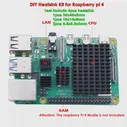 4 шт., радиатор для охлаждения Raspberry Pi 4 Model B (art.: 3920bc83d6063)