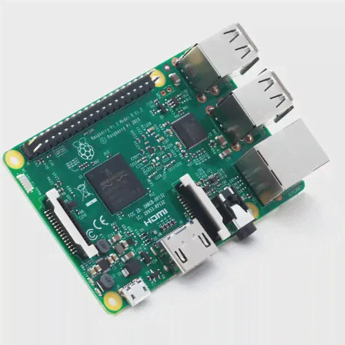 Микрокомпьютер Raspberry Pi 3 Model B, белый/серый