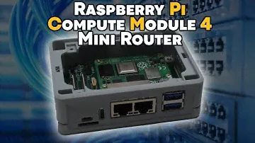 Raspberry Pi Compute Module 4 (CM4) based Gigabit Router