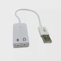 Белый аудиоадаптер для микрофона, разъем для наушников 3,5 мм, USB 2,0, 7,1 канальный динамик, для raspberry pi 2 (art.: 795d07331)