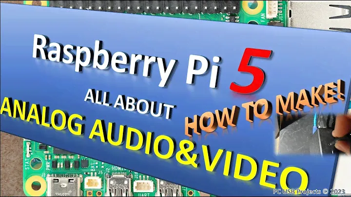 HOW TO MAKE: Raspberry Pi 5 ANALOG AUDIO&VIDEO outputs and inputs