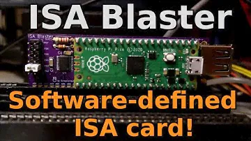 ISA Blaster: A software-defined ISA card based on a Raspberry Pi Pico (Part 1)