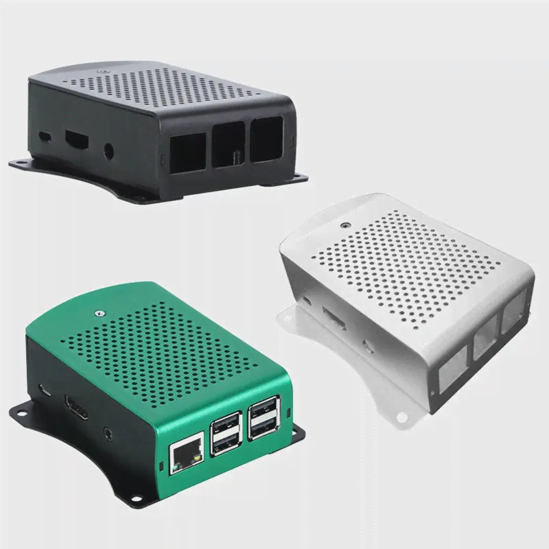 Raspberry Pi 3 Model B Plus Алюминиевый Серебристо-Зеленый Черный Красный Корпус Металлический Корпус RPI 3 Box Совместим с Raspberry Pi 3 Model B-0
