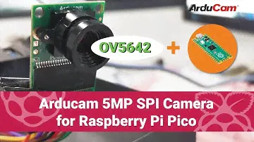 Модуль камеры SPI 5 МП (OV5642) для Raspberry Pi Pico (демо)